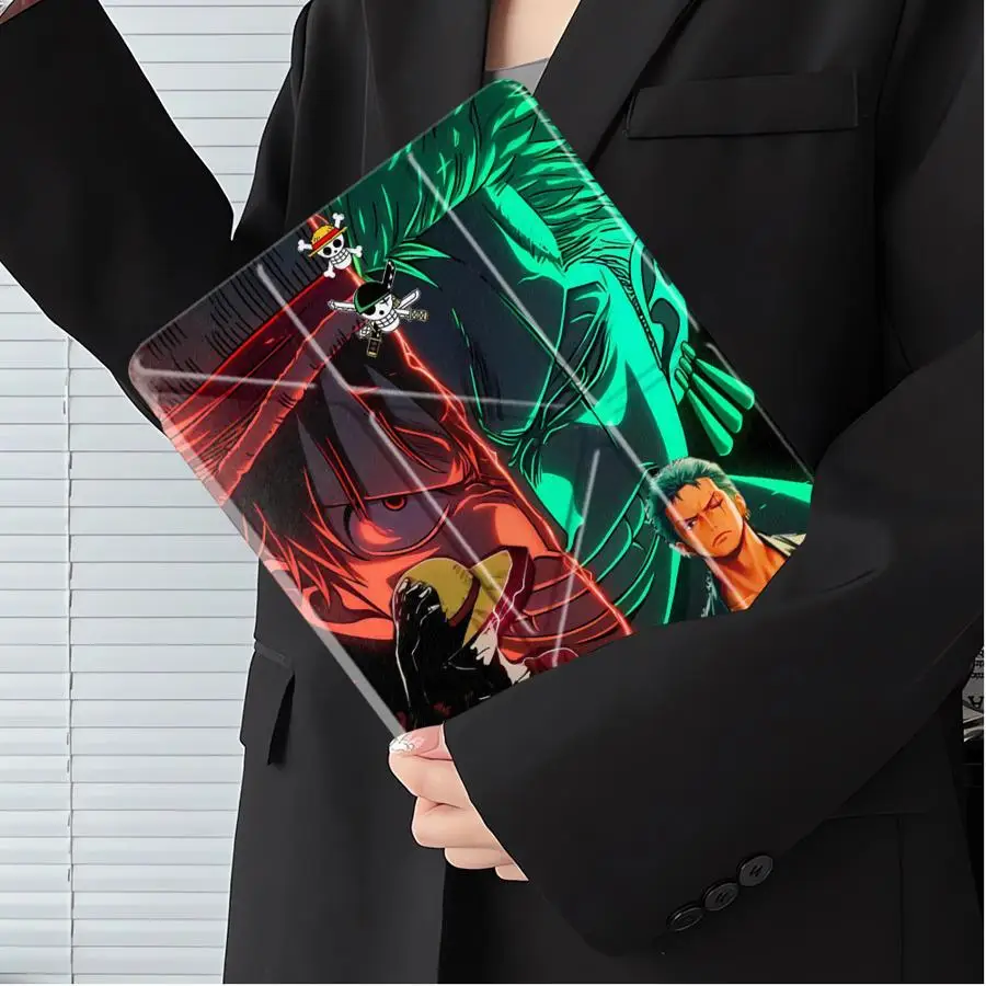 One Pieces Anime Zoro Tablet Case For iPad Mini 6 7 Air 4 5 M3 M2 1 2 M4 11inch Pro 2025 Pro 11th 10th 9th 8th 7th 12.9inch