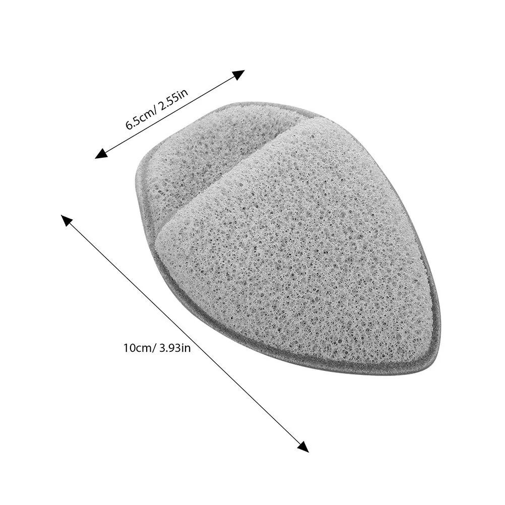 4pcs Facial Soft Pu Reusable Exfoliating Face Scrubber Gentle Sensitive Skin Deep Cleansing Makeup Remover Sponge