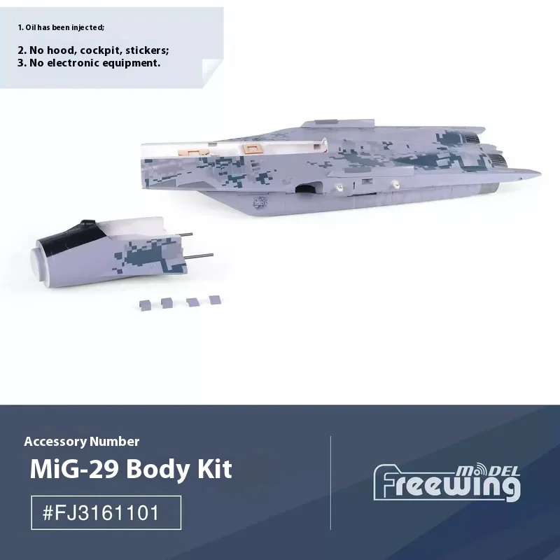 FreFuktouristers-Ailes principales de corps, queue verticale, queue plate, couvercle de tête de cockpit de jourle, train d'atterrissage, accessoires Mig-29, 80mm