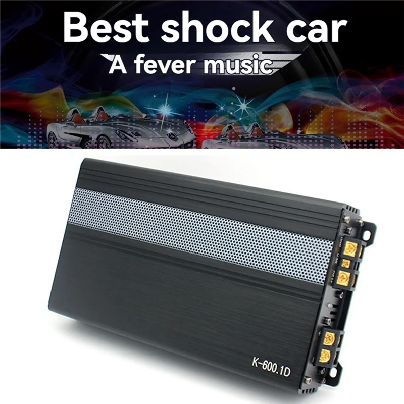 

-A99Z Single Channel Amplificador Class D Digital Car Amplifier 600W High-Power Car Amplifier Car Audio Modification K-600.1D
