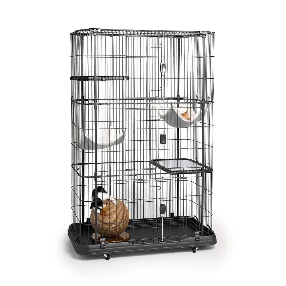 

Pet Products Premium/Deluxe Cat Home, Black