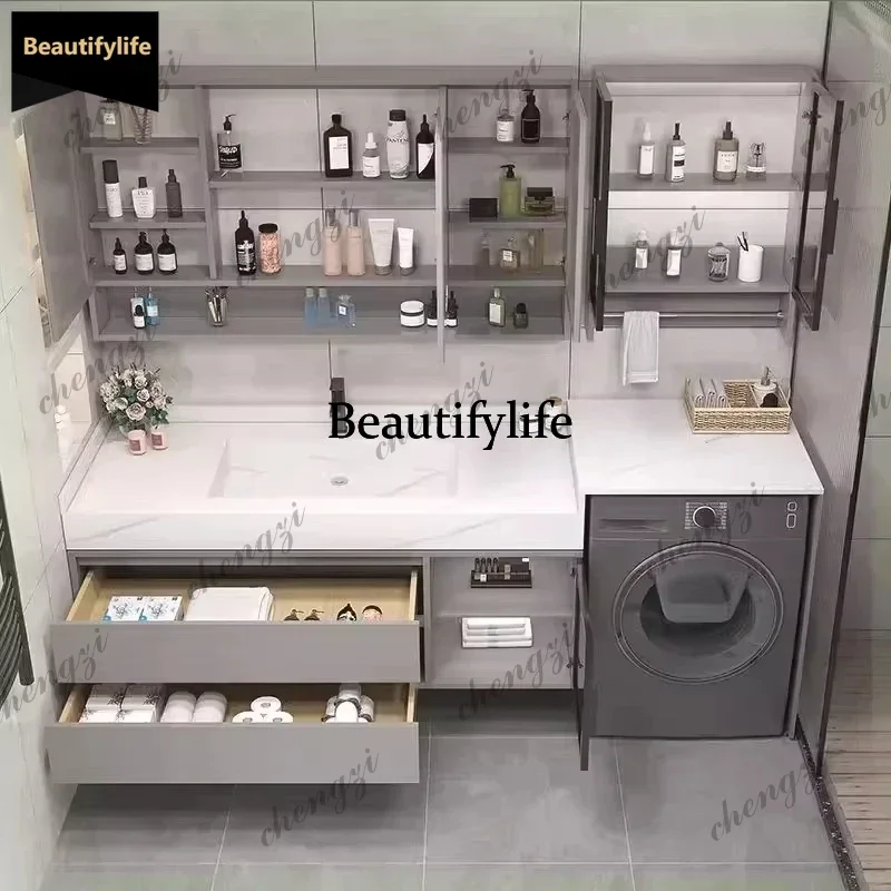 Luxury Bathroom Cabinet Organizer Insert Drawer Shelf Wall Mirrors Fix Rack Sink Shelves Furniture for Bathroom Storage b56