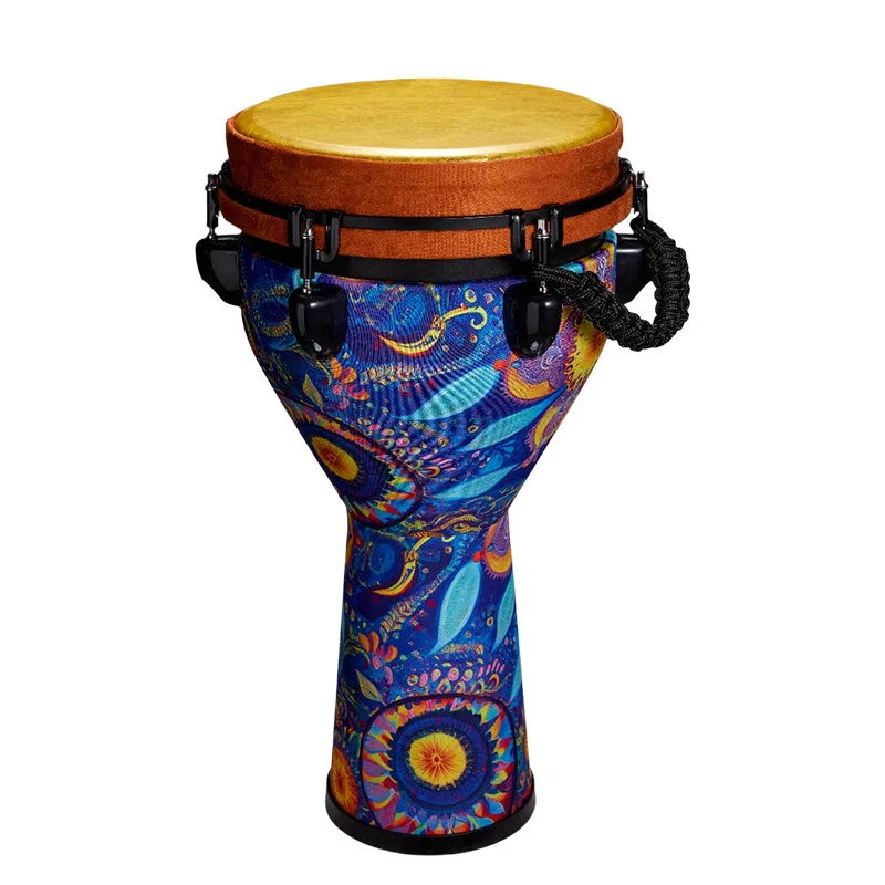 

Tunable Djembe Large 10 Inch 12 Inch Size for Adult Performance Portable Drum Body Professional Percussion Instrument Hand Drum
