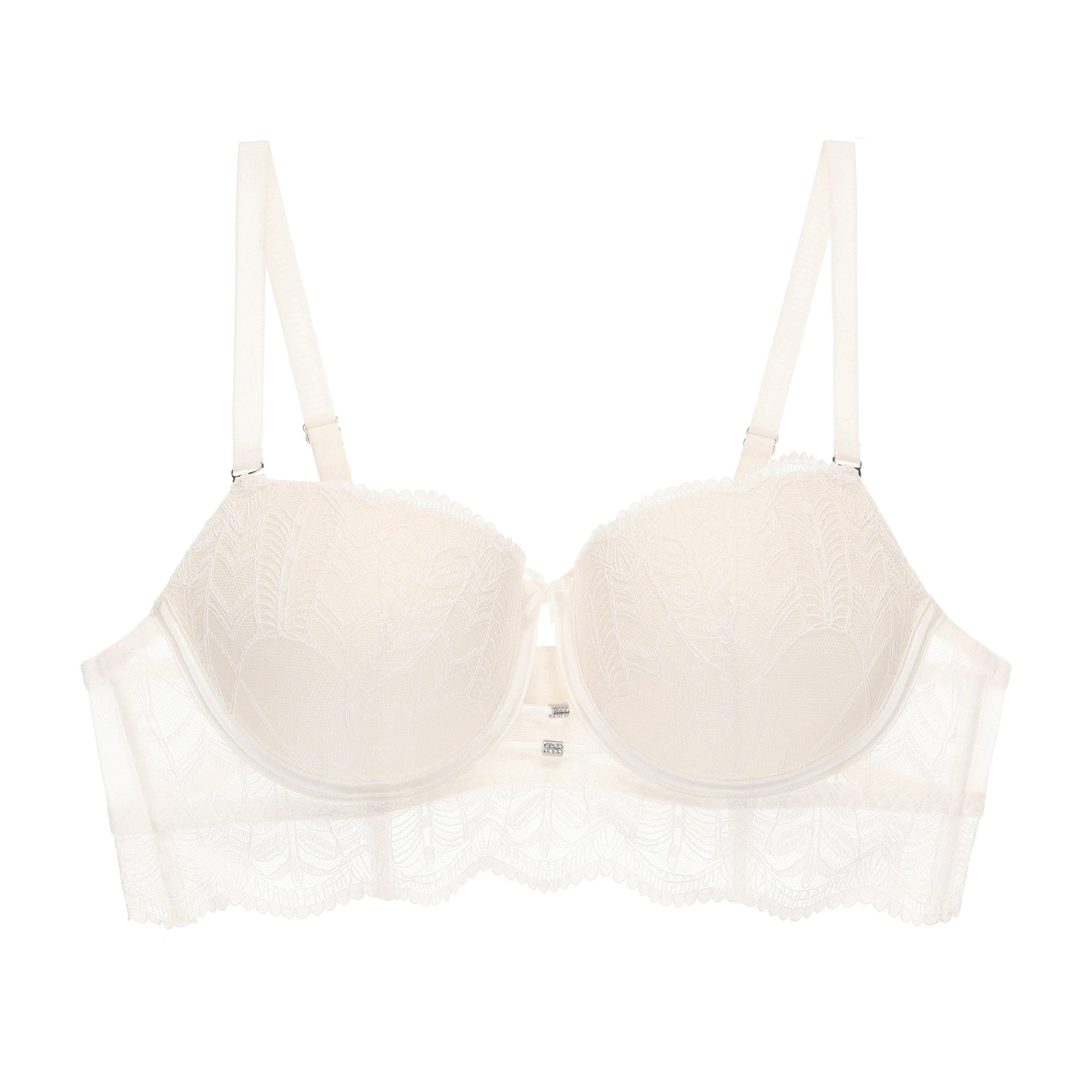 

Women's Lace Balconette Bra Underwire Soft Cup Comfort Everyday Bras