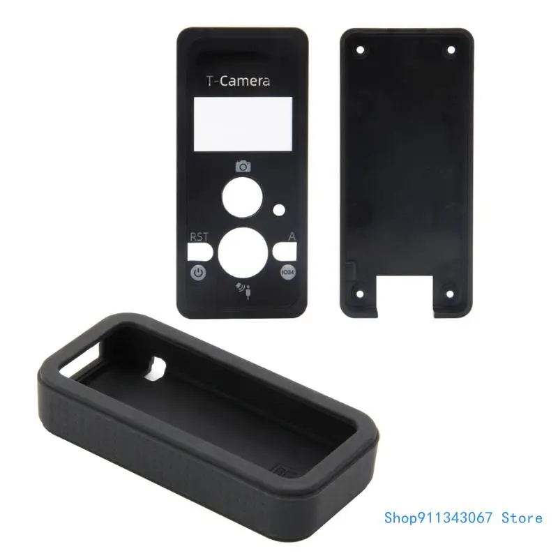 

For TTGO T-Camera ESP32 WROVER & PSRAM Camera Module Black PVC Case Soft Sleeve Drop shipping