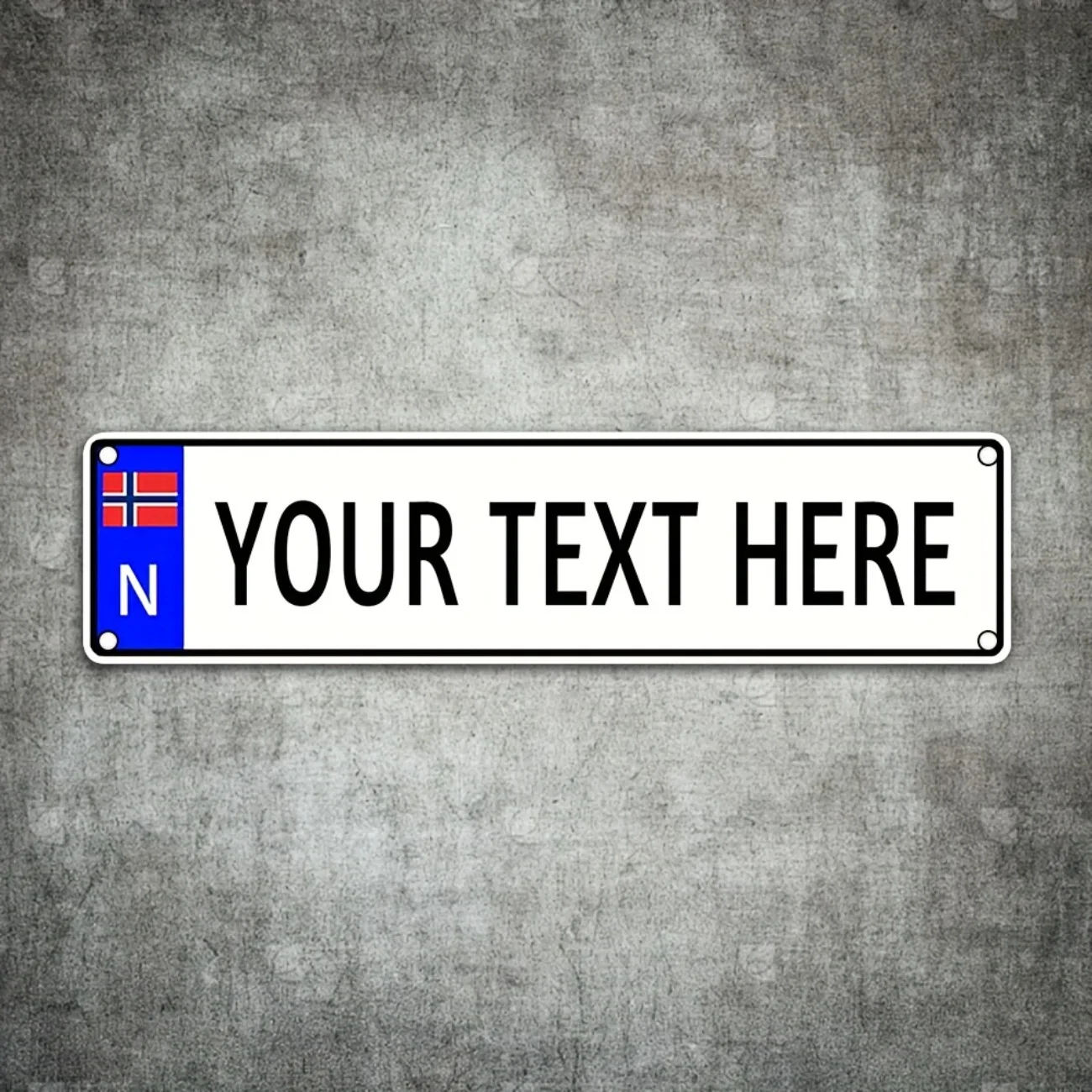 Personalized Custom Norwegian Vintage Metal Sign Home Bar Car & Outdoor Decor (For Decoration Only) - view 5