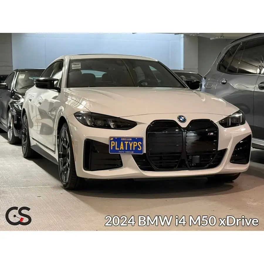 Soporte para matrícula Platypus compatible con BMW Serie 4 i4 X4 20202025 Sin instalación de perforación en segundos Fabricado en acero inoxidable