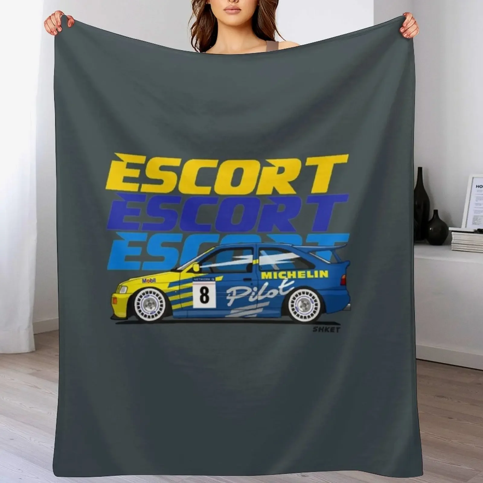 

ESCORT RALLYE Throw Blanket christmas decoration halloween Bed linens Decoratives Blankets