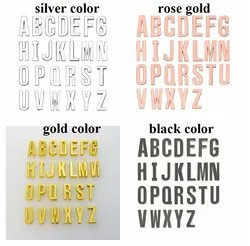 65p18mm Slider Letters Charms Alphabet Fit 18mm Wide Wristband Bracelet Collar Phone Cup Belt DIY Jewelry Making For Women Gift