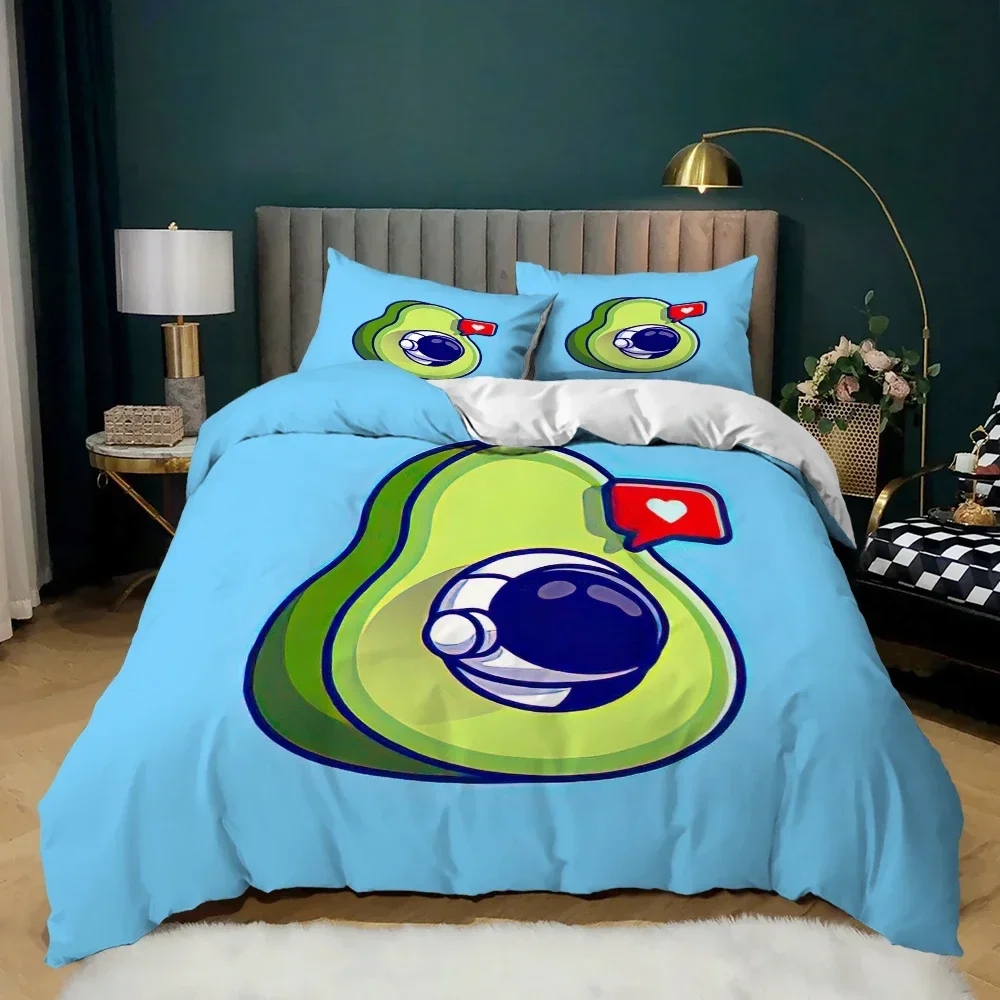 

Astronaut Cartoon Astronaut Star Moon Comfortable Duvet Cover Pillowcase Bedding Set Children Bedroom Decoration Home Textile