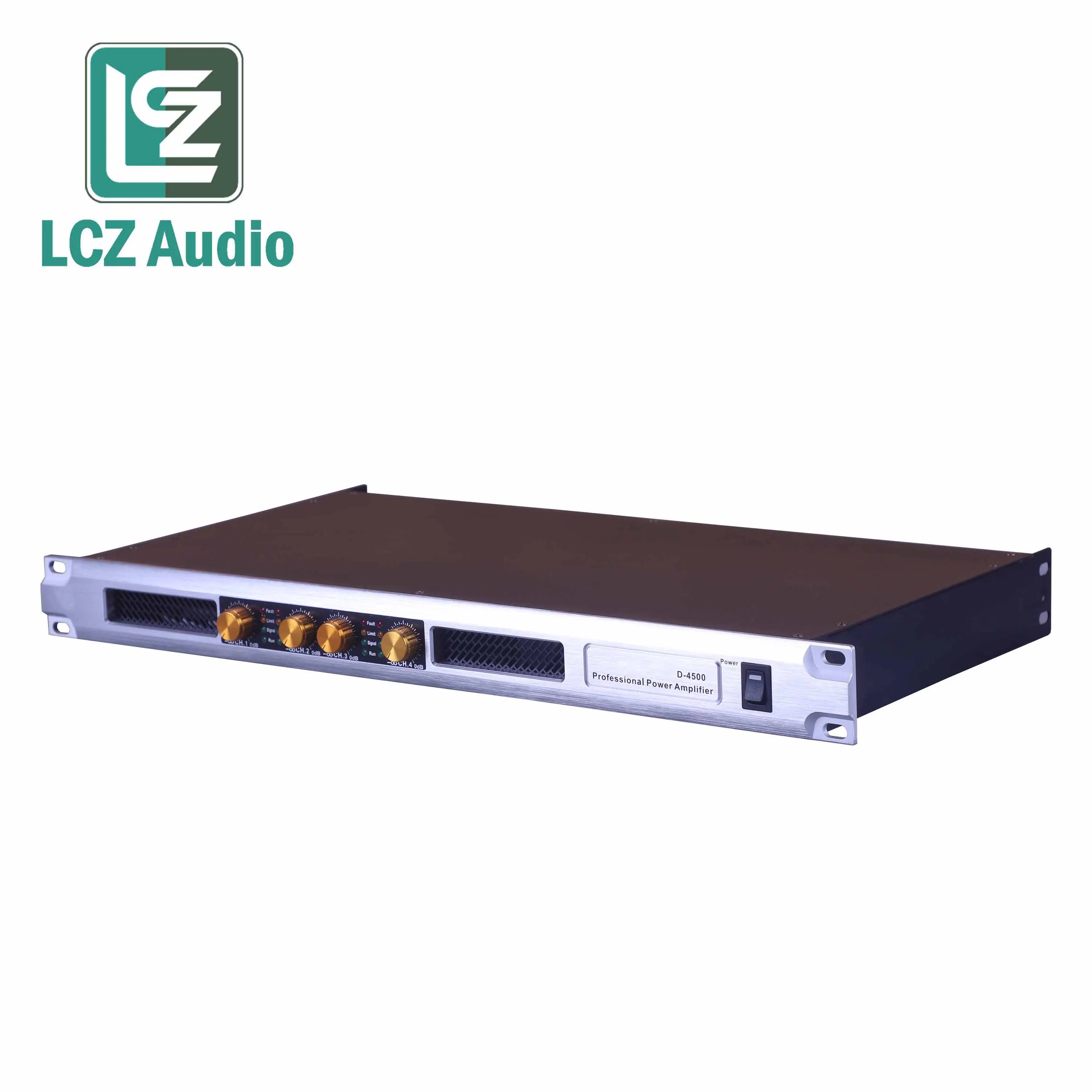 LCZ AUDIO D4500 / D2500 Professional Class D Power Amplifier Light In Weight 4KGS 800W*4 / 1000W*2 For Stage Performance