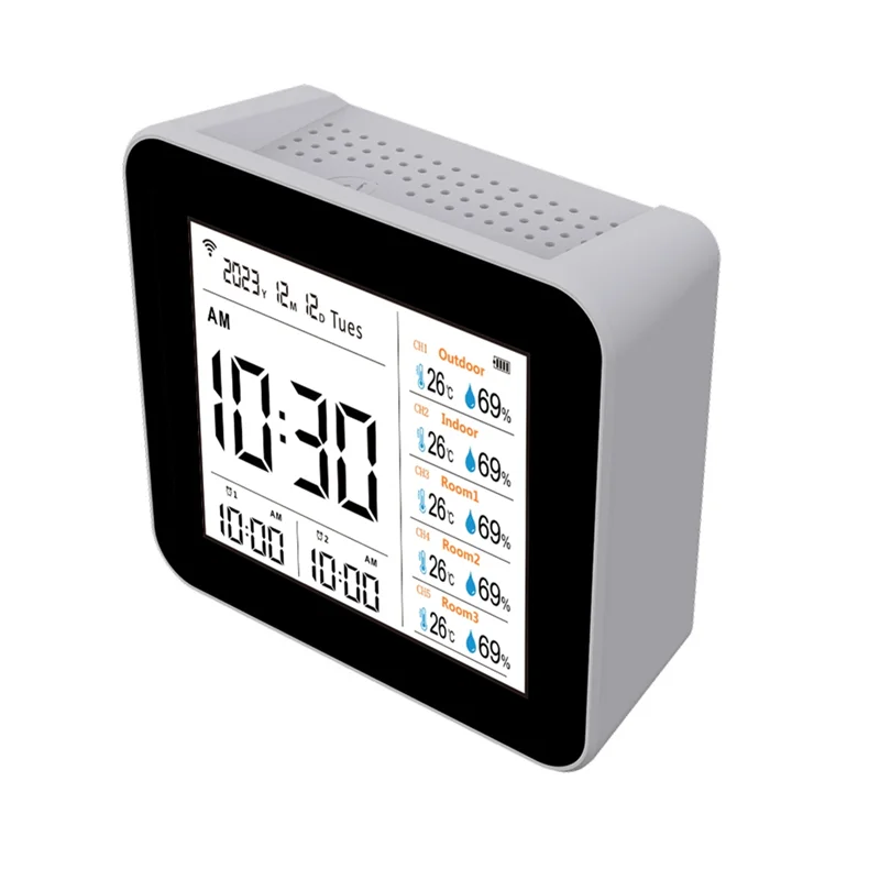 Умный термометр Tuya 13 в 1, гигрометр, точный датчик температуры и влажности в помещении, монитор-BTFL