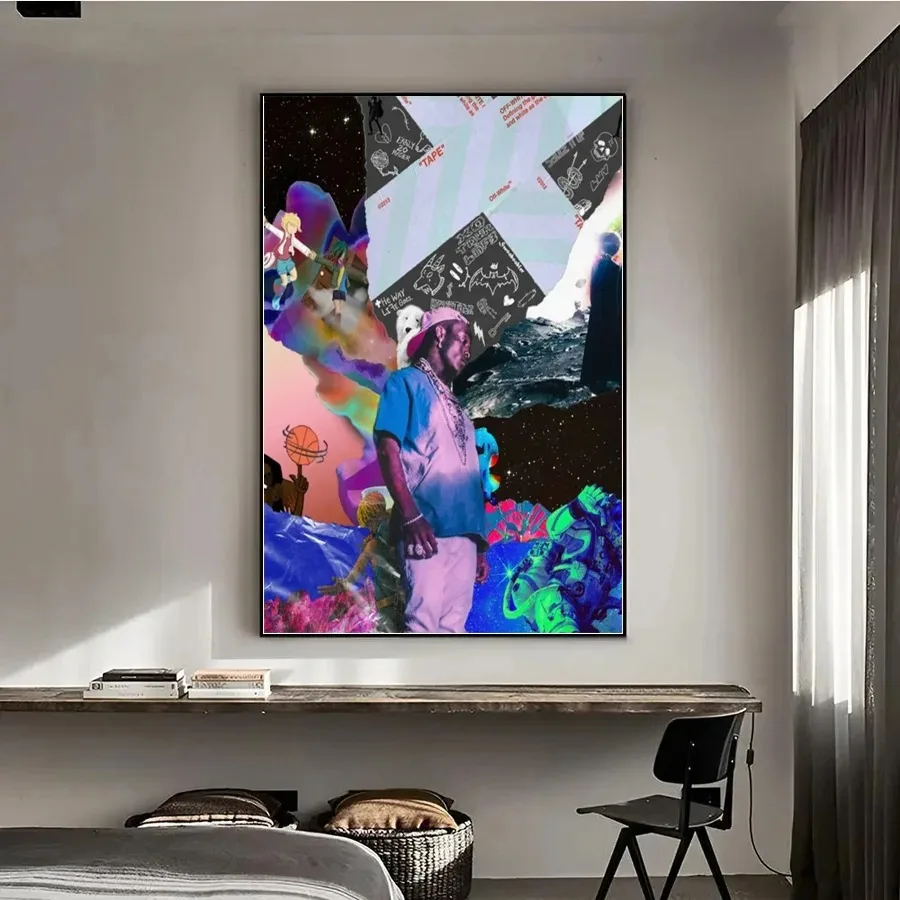 Poster S Lil Uzi Vert Luv Is Rage 2 World 2 Rap Music Album Cover Canvas Painting Wall Art Picture Living Room Home Decor