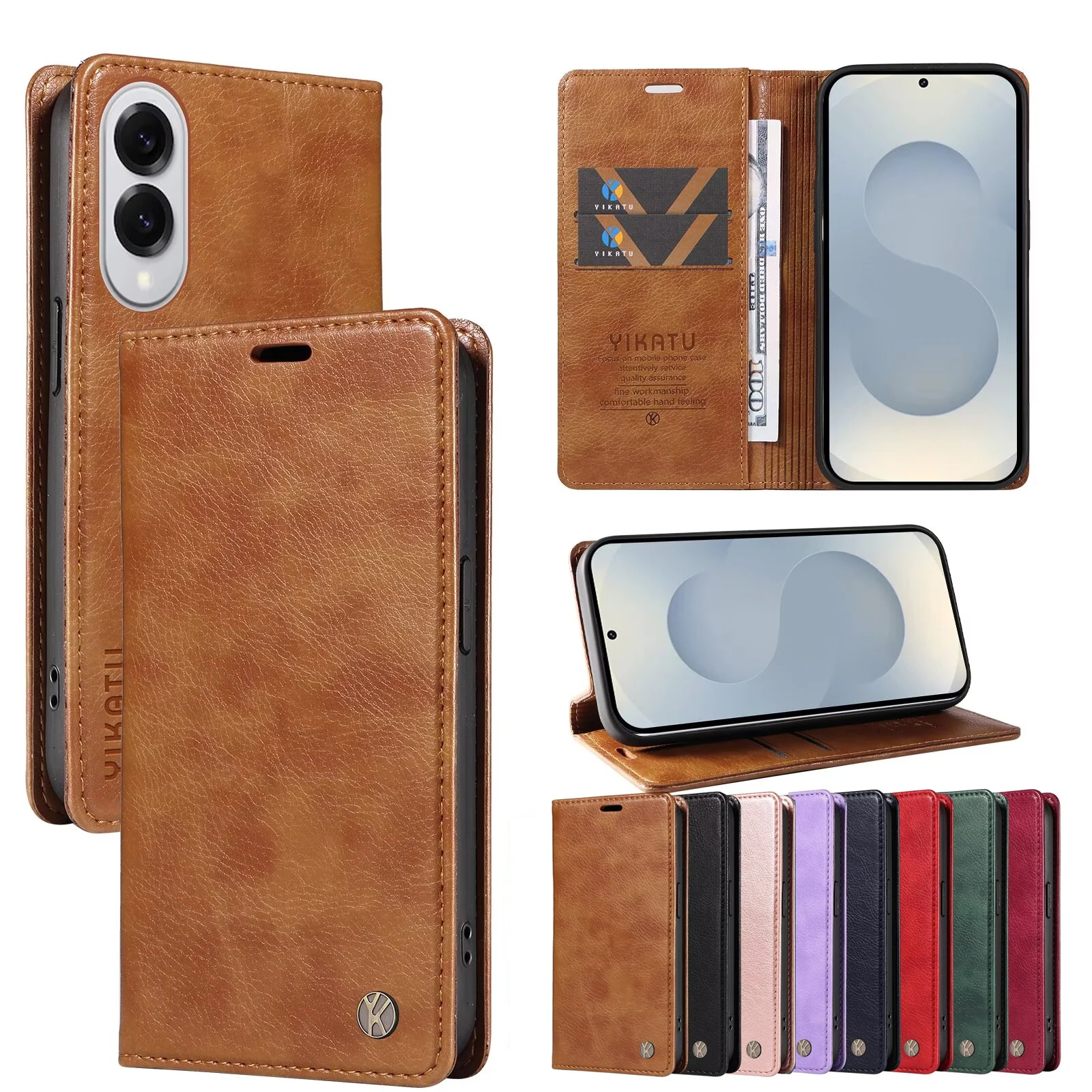 

Wallet Leather Case For Samsung Galaxy A54 A53 5G A52 A510 A51 4G A50S A41 A40 A36 A35 A34 A33 A32 A31 A30 A26 A25 A24 A23S A23E