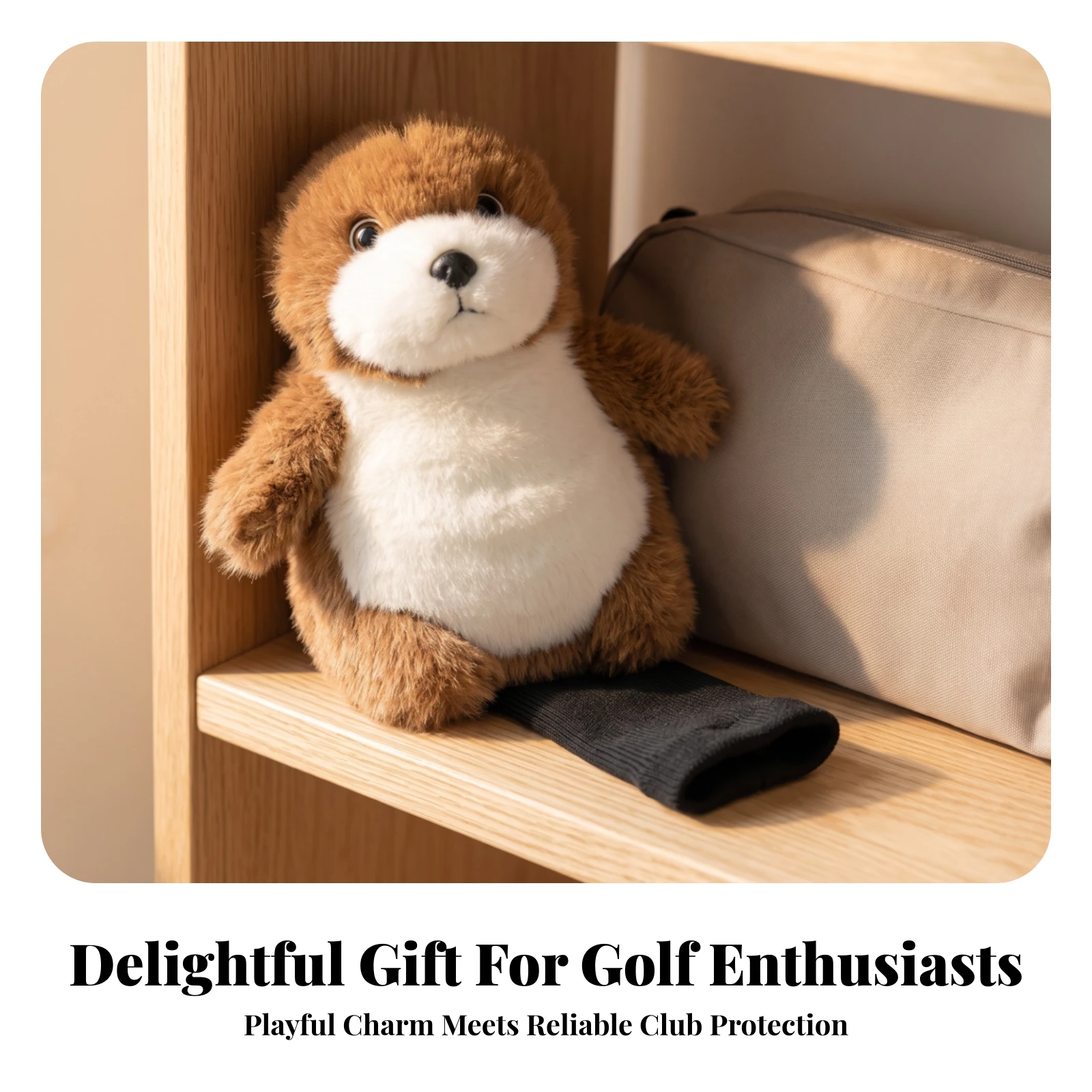 Sloth Golf Club Cover Funny Sloth Golf Headcover Accessory Playful Charming for Golfers view 5