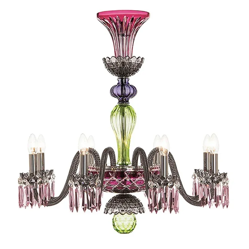 

St Louis Crystal Chandelier Lighting For Living Room Gold Hanging Lamp For Dining Room Hall Lobby Kitchen Island Hanging Light