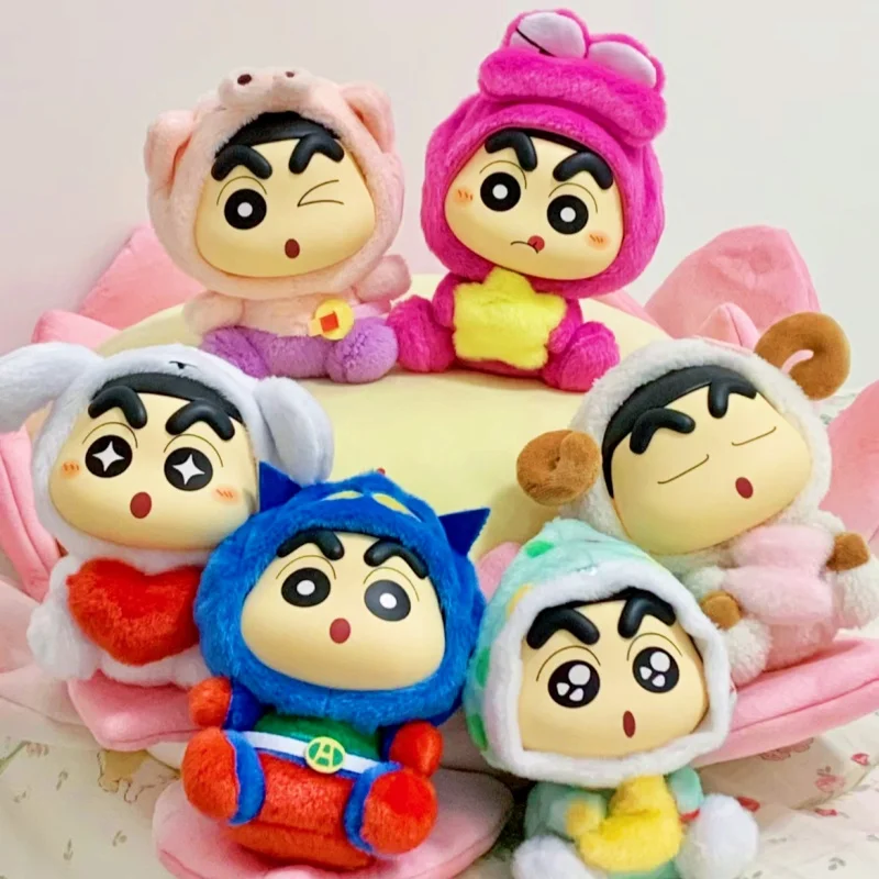 

Crayon Shin-Chan глухая коробка Фантастическая серия плюшевая виниловая кукла коробка для загадок Mistery Caixa экшн-фигурка Коллекционная модель кукла подарок