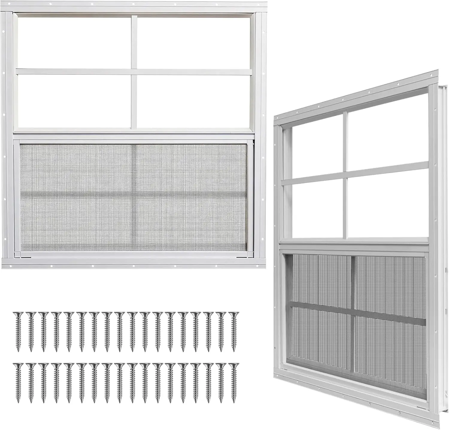 Shed Windows 2 Pack, Chicken Coop Windows 30