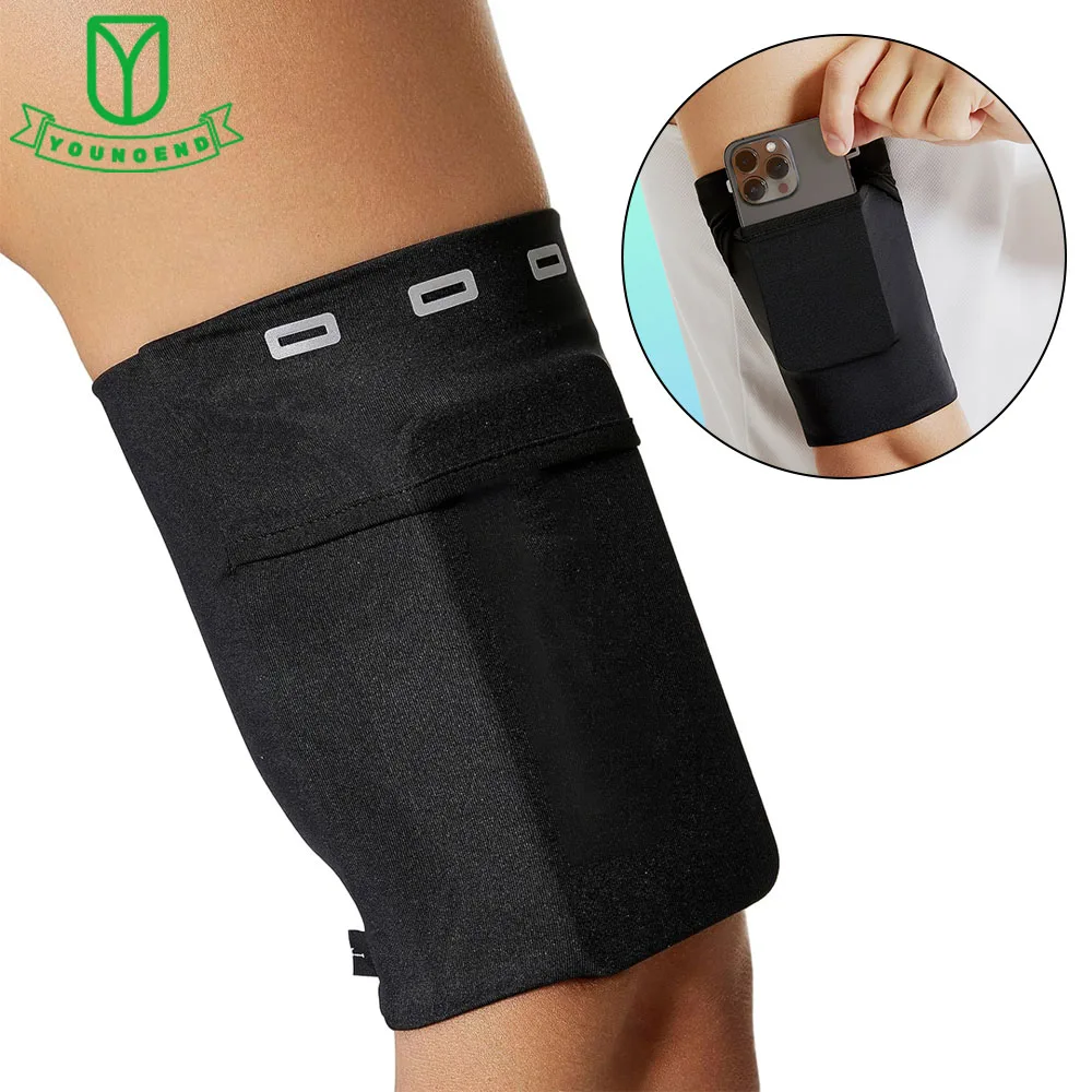 Sports Arm Bag Phone Holder, Running Stretchable Phone Armband Arm Phone Holder for Running, Cycling, Other Sport for All Phones