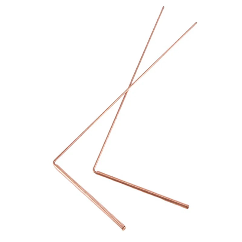 

AC88-4Pcs Copper Dowsing Rods Spiritual Divining Rods Flexible Copper Rod Dowsing Spirit Rods With Pendulum Pendant