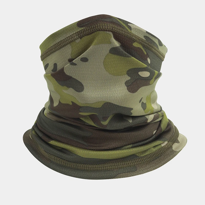 Radfahren Hals Gamasche Frühling Sommer Männer Frauen Camouflage Camping Sonnencreme Schal Outdoor Sport Elastische Atmungsaktive Reise Maske