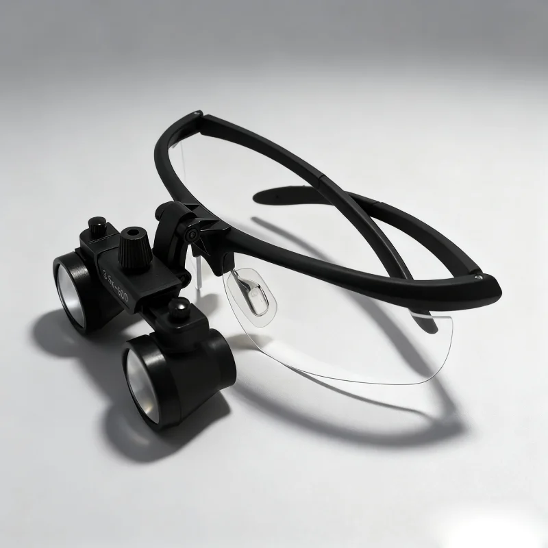 

Высококачественные стоматологические лупы с фарой 5 Вт, бинокулярная лупа 2,5X/3,5X для стоматологической лаборатории, медицинской хирургии, обследования полости рта