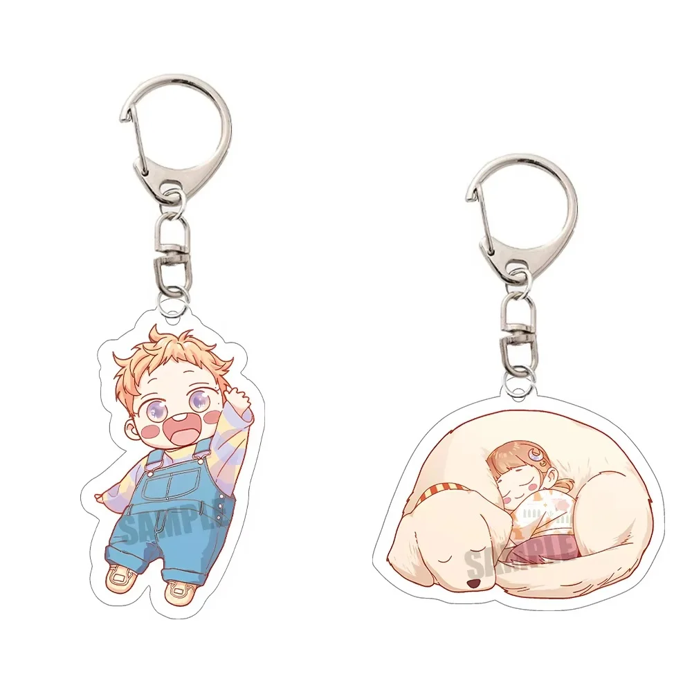 6CM Love Is an Illusion Acrylic Keychain Model Cosplay Charm Characters Ornament Accessories Goods Collection Gifts