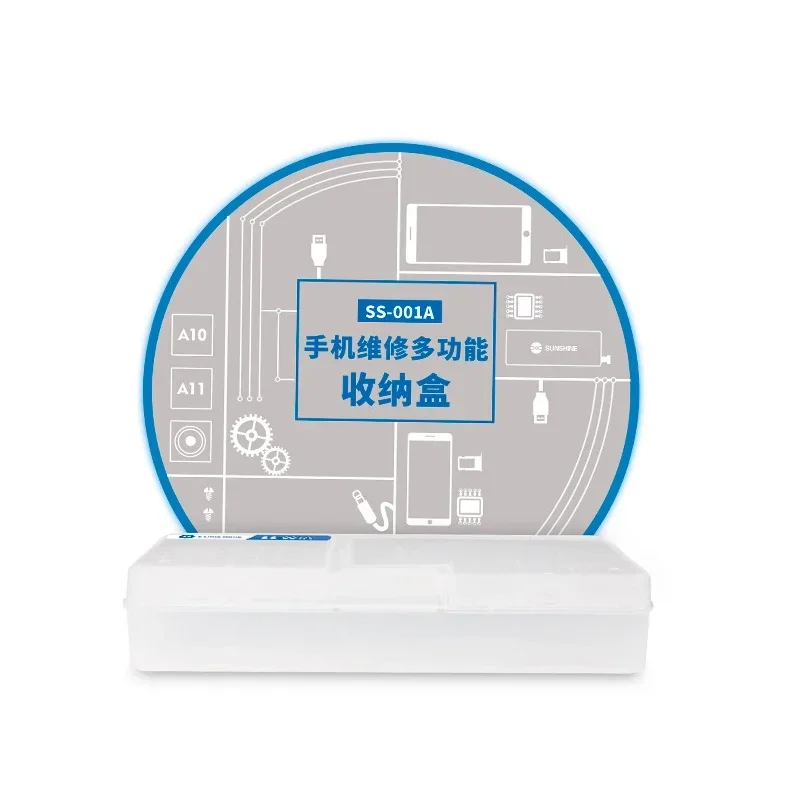 Sunshine Ss-001a Storage Box Multi-function Phone Lcd Screen Motherboard Ic Chips Parts Organizer Phone Repair Storage Box