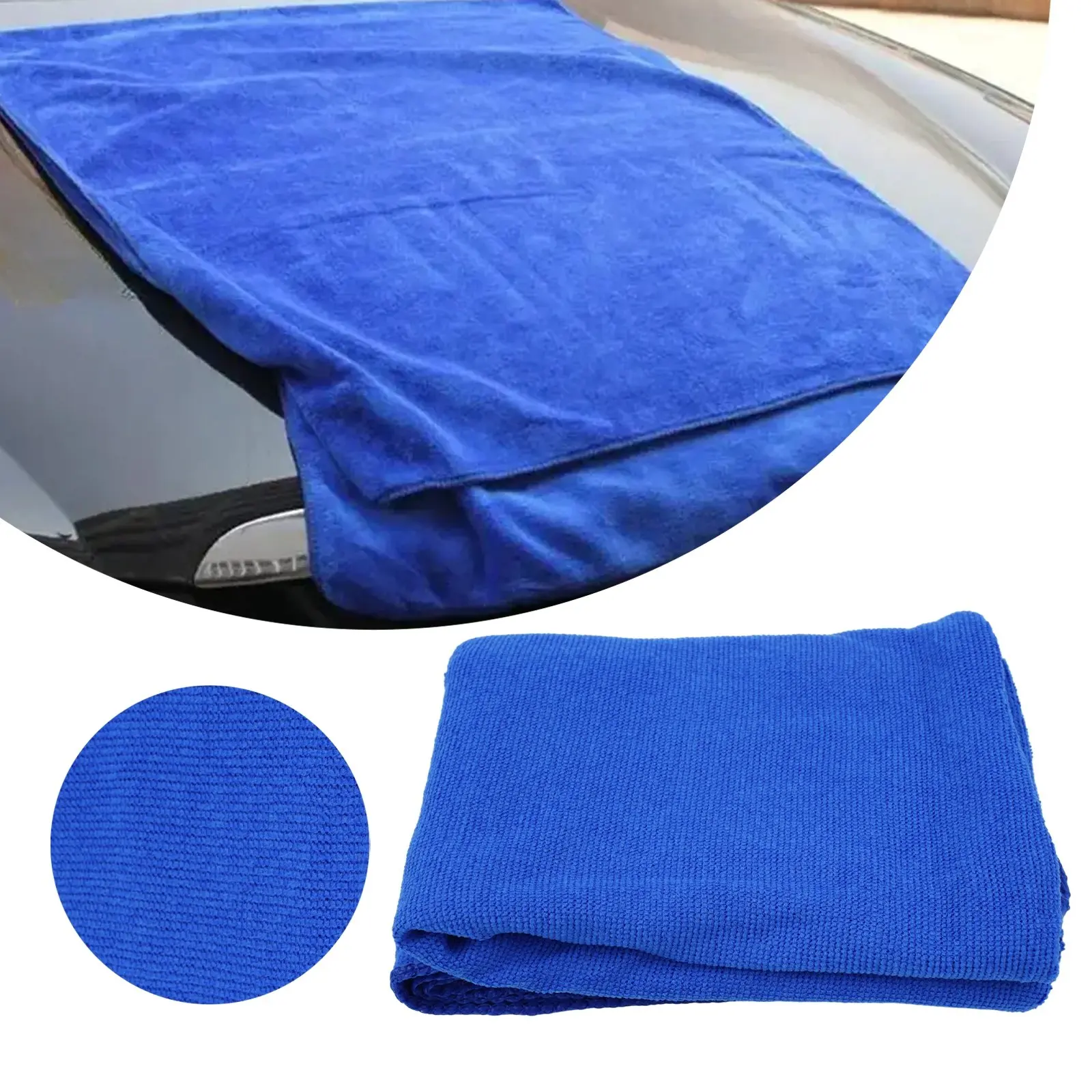 

Microfibre Car Towel Drying Cleaning Waxing Polishing No Scratch Rag Polish Kitchen Soft Household Cloth 60*160cm