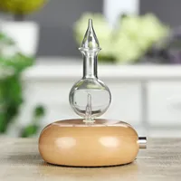 Natural Wood Waterless Aromatherapy Diffuser Glass Fragrance Essential Oil Nebulizer for Pure Essential Oils