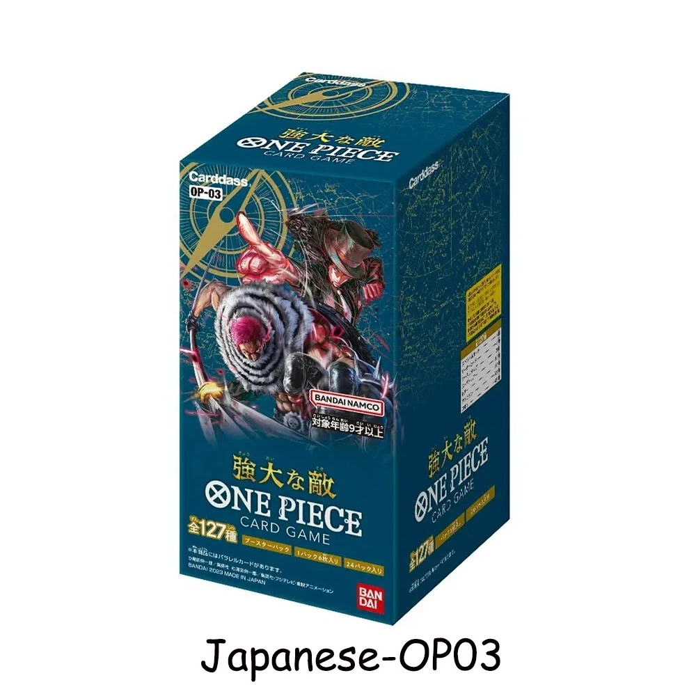 Japanisches Bandai One Piece Kartenspiel OP01-12 Full Series Booster Box Anime Cards PRB01&EB02 Sammelkarte Geschenk für Kinder und Fans