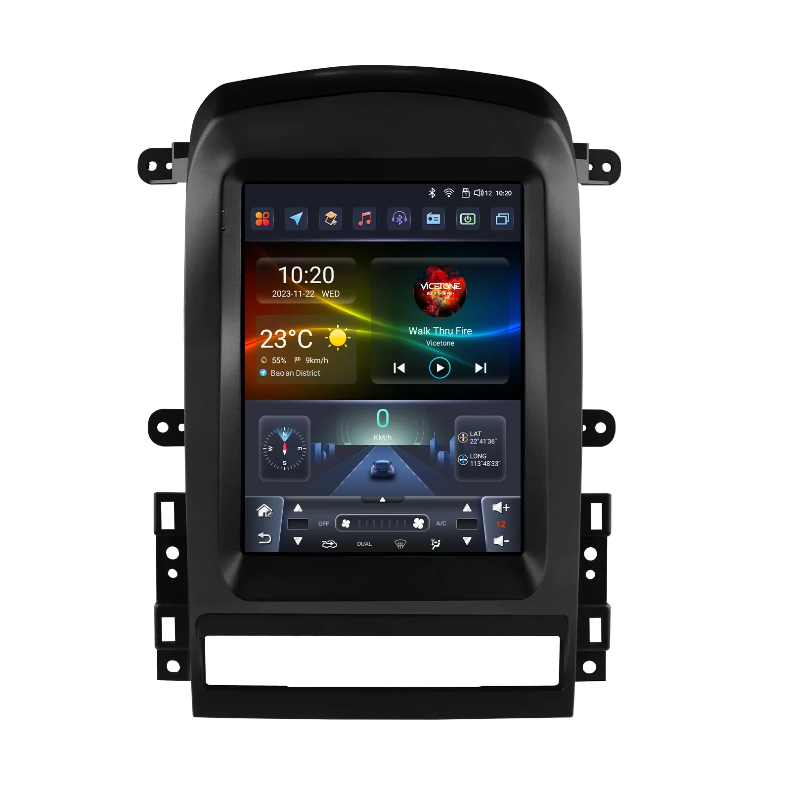 9,7 "Wireless Carplay Android 14 Autoradio für Chevrolet Captiva Sport 2006-2012 Multimedia-Player Autoradio 360 Kamera BT Bildschirm