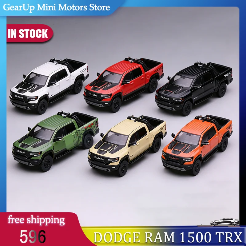 

Новая модель 596 1:64 Dodge Ram TRX "Raptor Killer" - В наличии. Литой пикап, американская внедорожная модель для коллекционеров грузовиков.