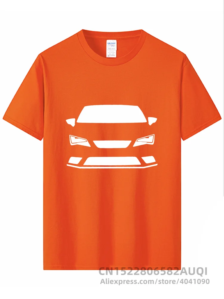 New Summer Men Camiseta Blanca Seat Leon Fr cupra Tees Hot Sale Tee Shirt