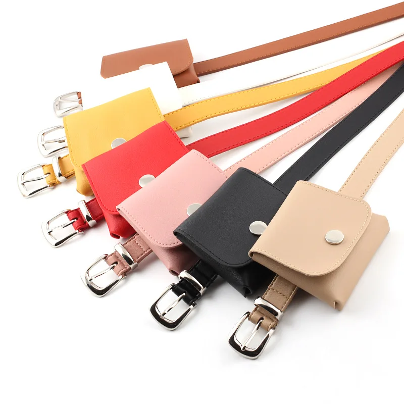 New Korean-Style Trendy Buckle Waist Bag Belt Unique Versatile Accessory for Dresses and Shirts—Creative Women’s Belt