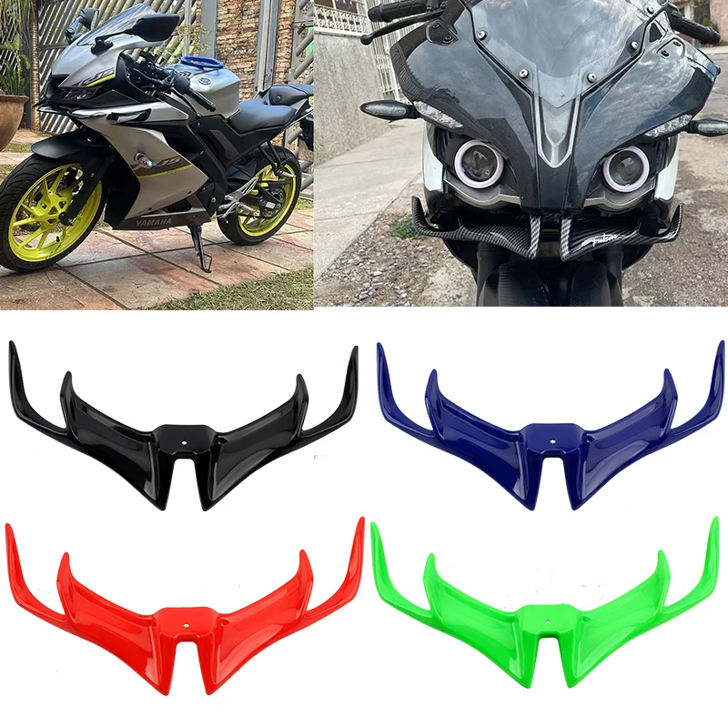 Motorcycle Spoiler Stationary Wing Motorcycle Ailerons ABS  For Most Motorbike Modification DropShipping Moto