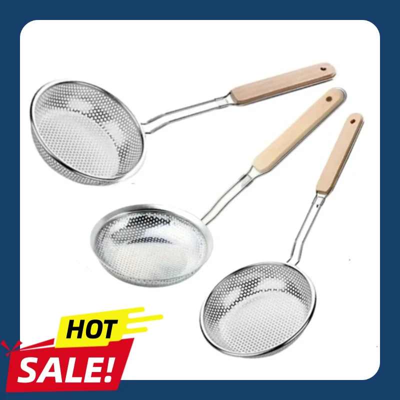 

Деревянная ручка, овальный ситечко-фильтр, сетчатый фильтр для масла, кухонный инструмент для фильтрации пищевых продуктов, дуршлаг, фильтр для жареных продуктов, кухонный столовый прибор, инструмент для выпечки и приготовления пищи