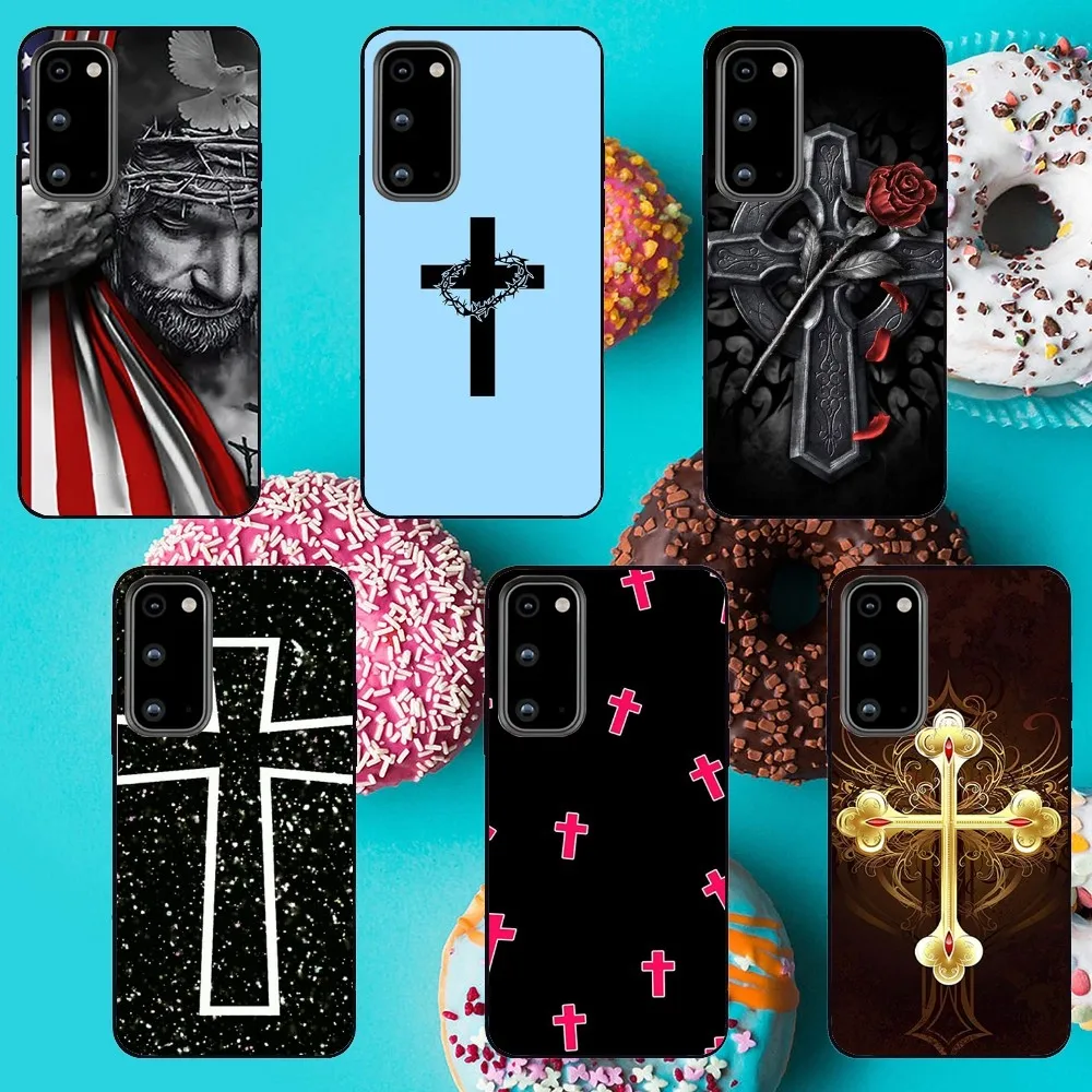 Jesus Christ Cross Phone Case For Samsung Galaxy A52 A53 A72 A71 A73 A80 A91 S Shell