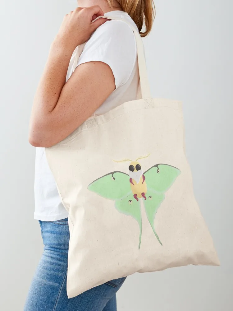 Mothman (Luna Moth Version) Tote Bag Fabric bag bags woman 2025 Canvas Tote Bag