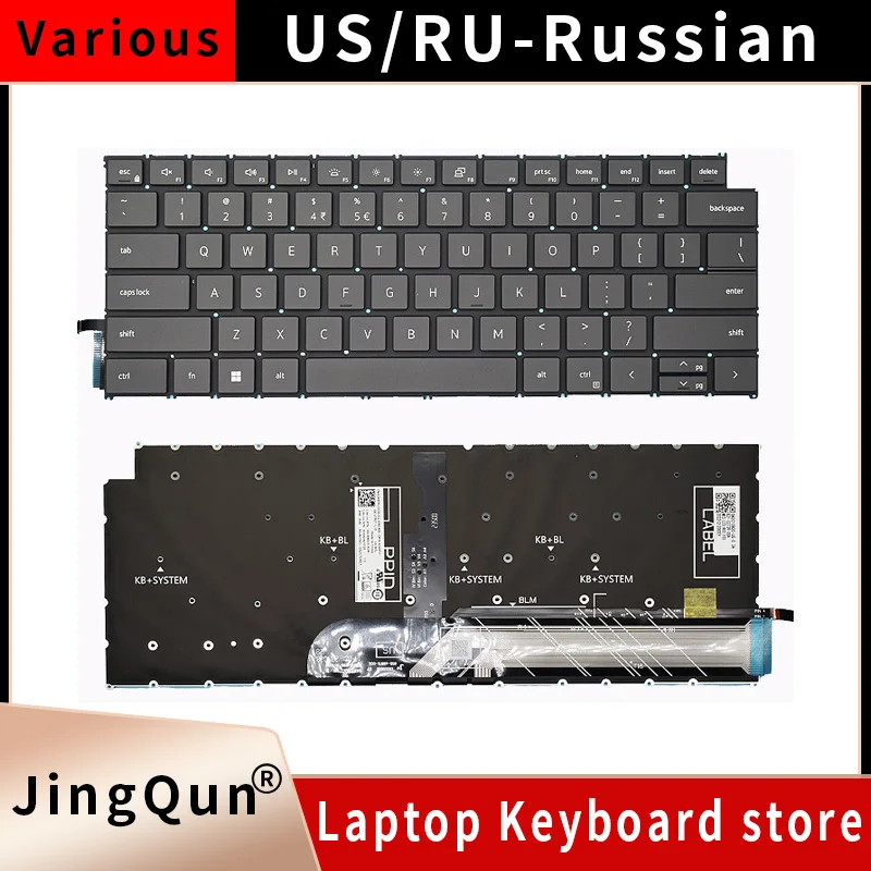

US/RU/SP Russian Backlight Laptop Keyboard For DELL Inspiron 7640 7645 5440 7445 Inspirin 14 plus 7440 Latitude 7455