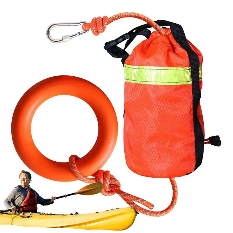 

Throw Rope 16m Water Rescue Floating Rescue Ropes Professional Rafting Accessories With Hand Ring Safety Equipment For Fishing