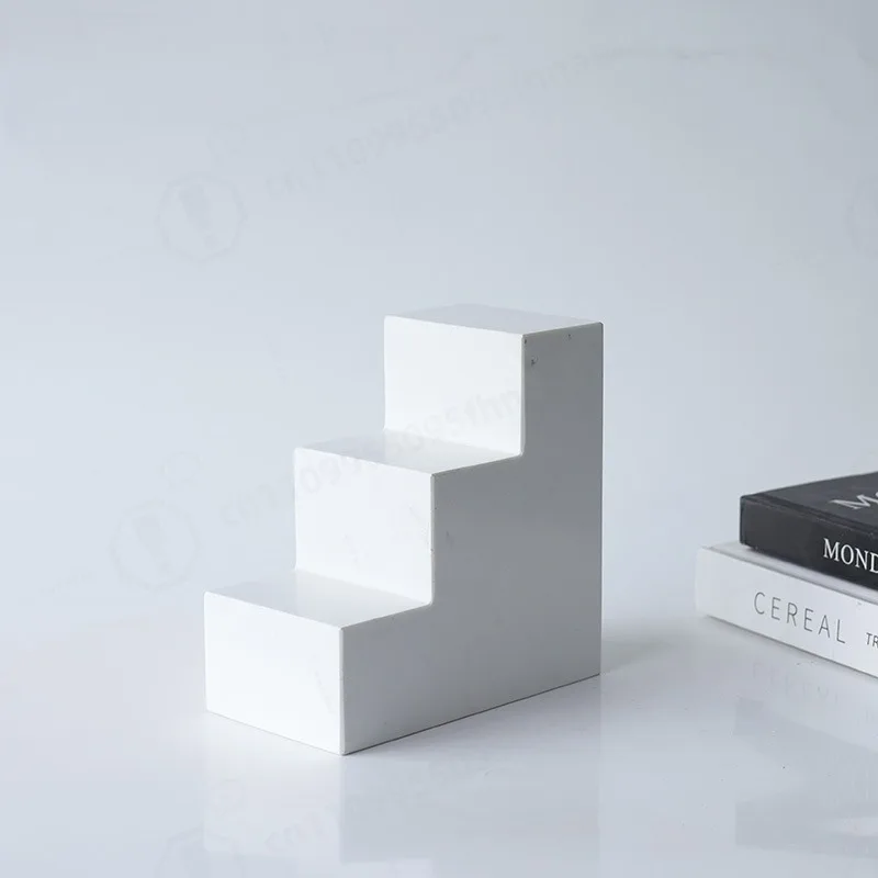 Minimalist Geometric Marble Sculpture Ornament Set Modern Home Soft Furnishing Decor Crafts For Model Villa Hotel Desk Art Decor