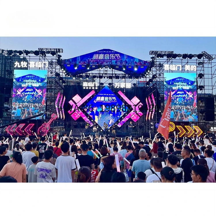 Full Color Portable P2.6 P2.9 P3.91 Outdoor LED Advertising Screen 500*500mm LED Video Wall Panel Stage Rental LED Display