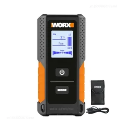 Worx Stud Finder WX085 3in1 Multifunctional Wall Detector Metal Wood&AC Cable Detector Digital Display USB Detectors Tool