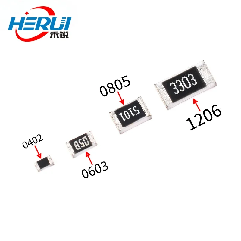 0402 0603 0805 1206 SMD resistance 1R 1.1R 1.2R 1.3R 1.5R 1.6R Ohm 1%