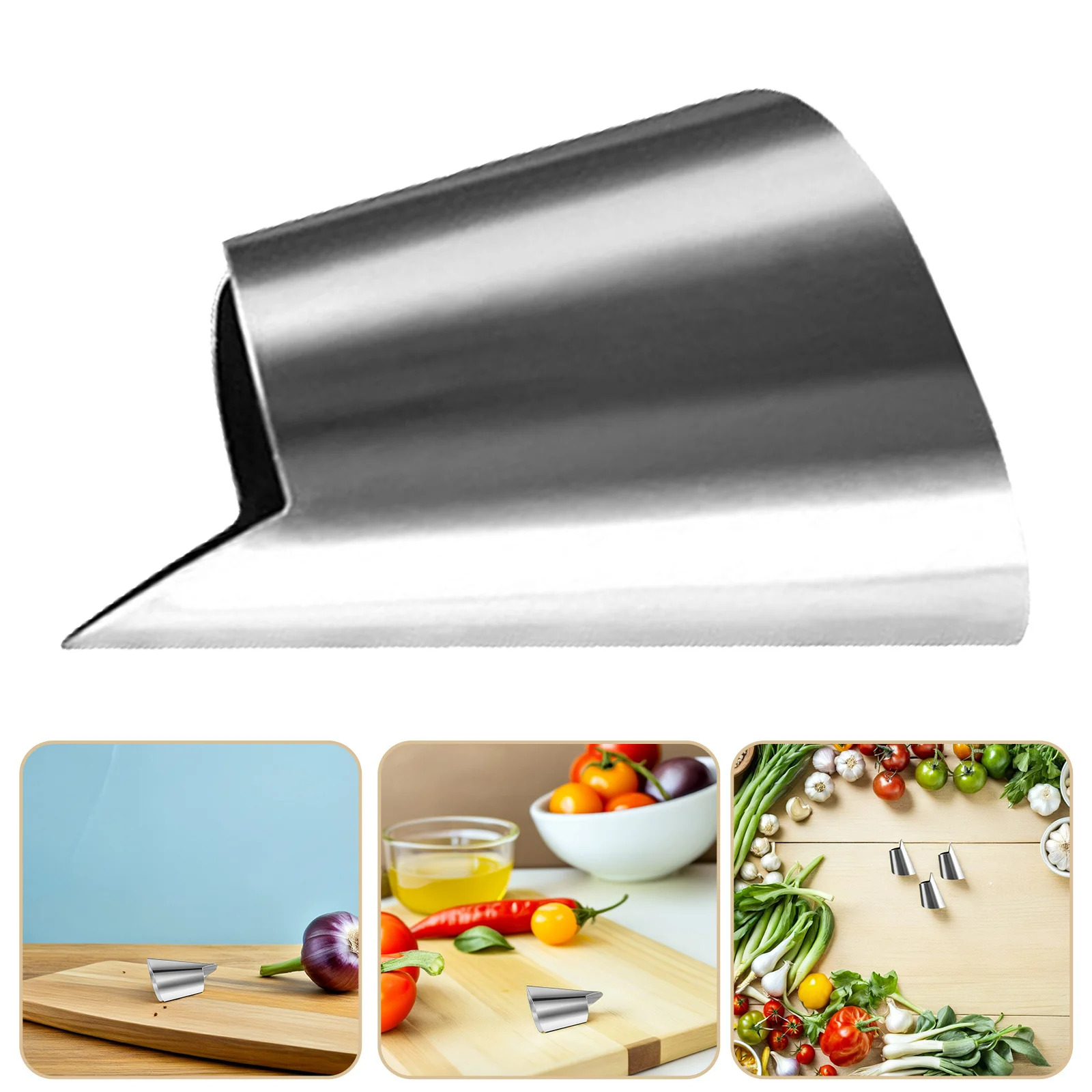 

20pcs Finger Guard Stainless Steel Nail Cover For Cutting Picking Vegetables Shelling Tools Nut Crab Safety