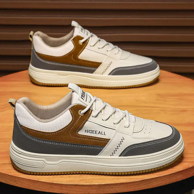

Men's Breathable Sports Shoes 2026 Autumn Fashion Wear-Resistant All-Match Casual Leisure Board Shoes Trendy Youth Footwear