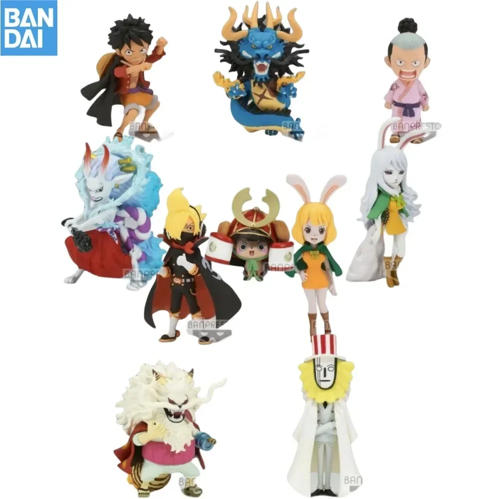 Bandai Original ONE PIECEB Anime ANPRESTO WCF Carrot Tony Tony Chopper Ghost Island 7 3 Character Q Version Model Toys Gifts