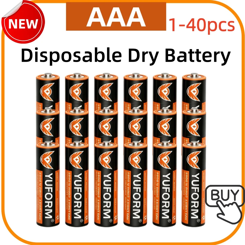 AAA Battery 1.5V AAA Disposable Alkaline Dry Battery for LED Light Toys Mp3 Camera Flash Shaver CD Player Wireless Mouse