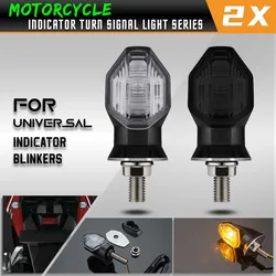 Mini 12V Flasher Turn Signals Motorcycle LED Lights Amber For Honda Cbr600Rr Triumph Tiger Yamaha Xt 600 Tracer 9